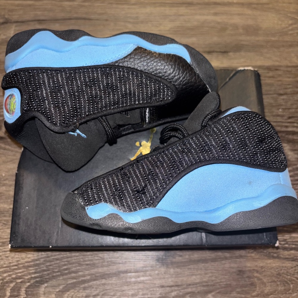 Jordan Kids Shoes Black and Blue